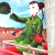 Illustration for article titled Hitler in a Mini-Skirt and Stalin in Hot Pants. Infamous Dictators as Anime Ladies.